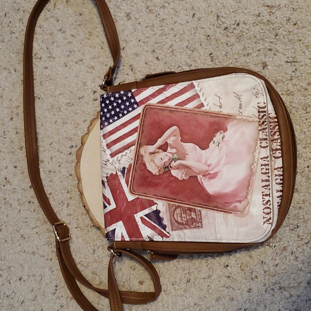 Nostalgia Classic Woman Design Crossbody Handbag NEW